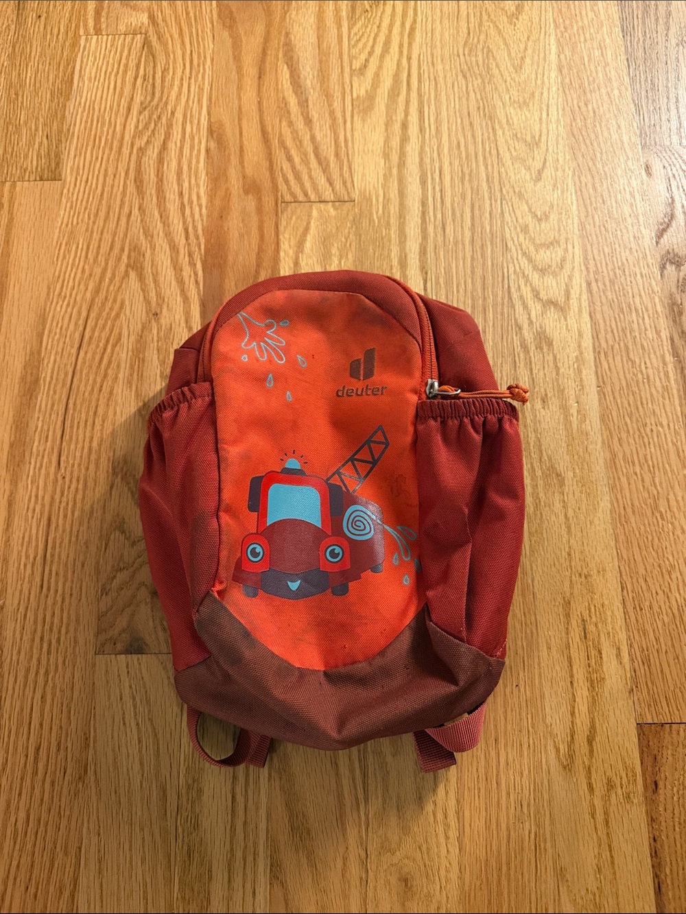 Deuter Toddler Red Fire Truck Backpack